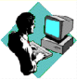 Image: Man at computer