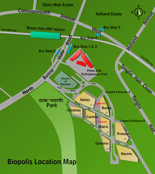 BIOPOLIS LOCATION MAP