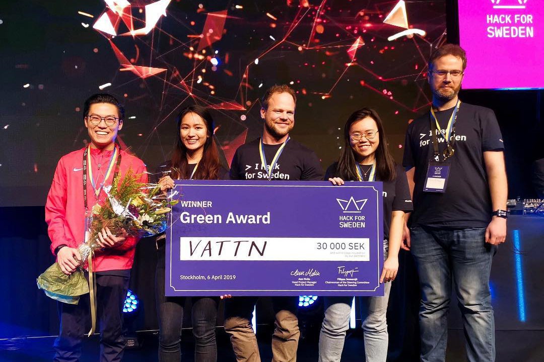 NUS Students win Green Award at Hack for Sweden