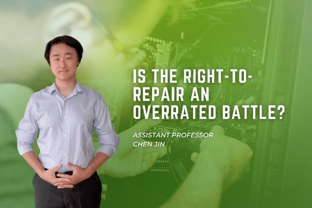 Is the Right-to-Repair an overrated battle? - NUS Computing
