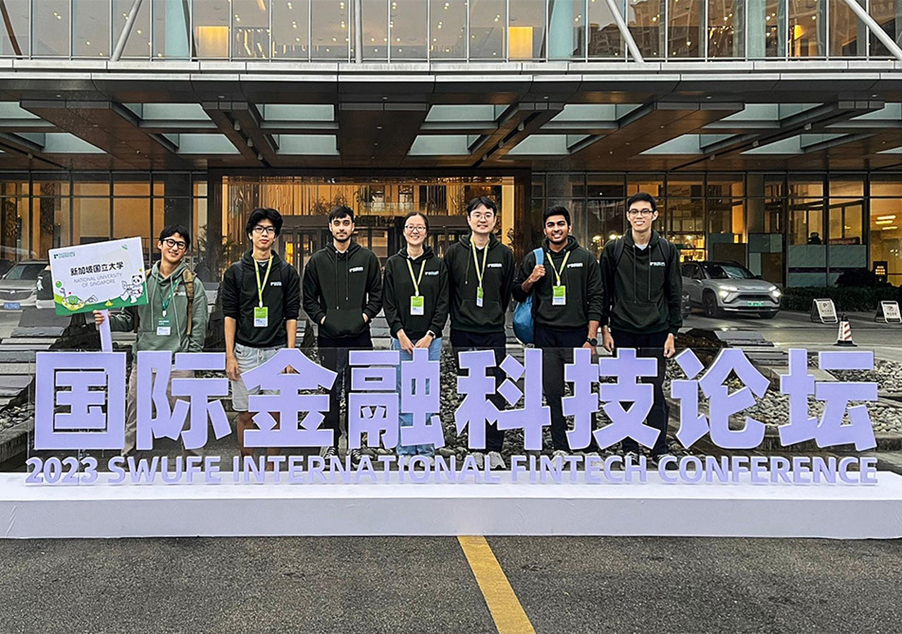 Five MSBA students and one undergrad has won 2nd place at Chengdu80 Global FinTech Competition