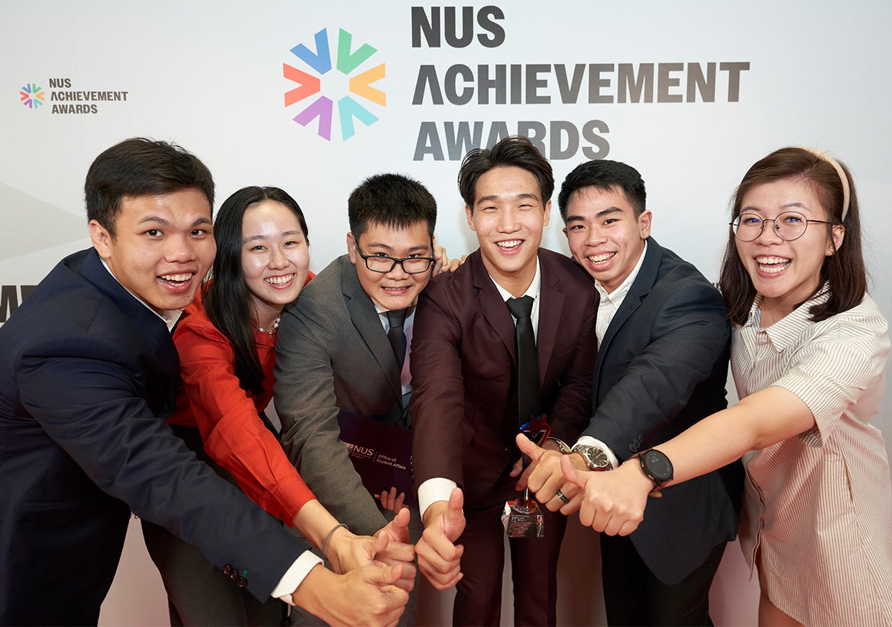 7 SoC students honoured at the prestigious NUS Achievement Awards 2023