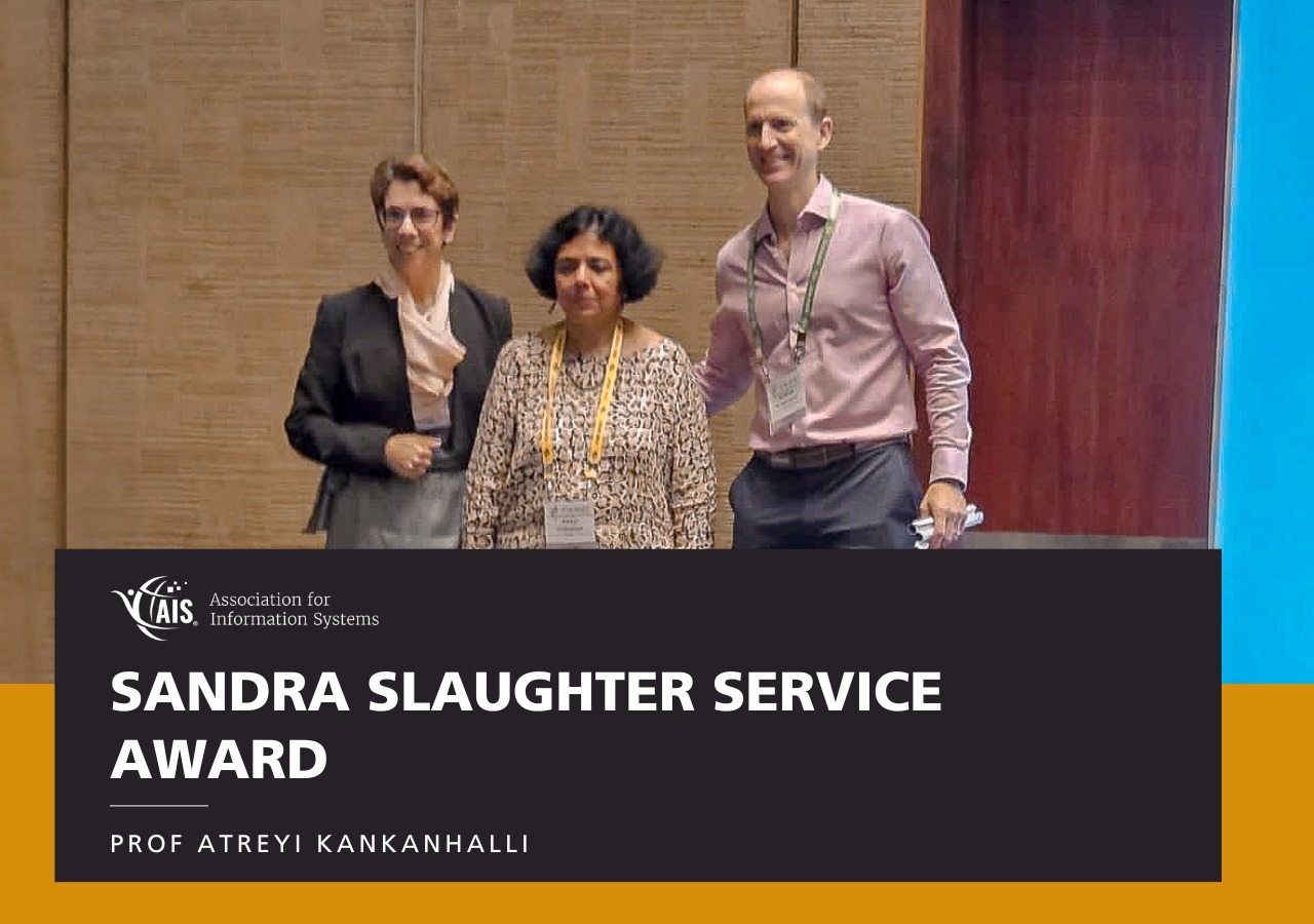 Sandra Slaughter Service award-Atreyi Kankanhalli