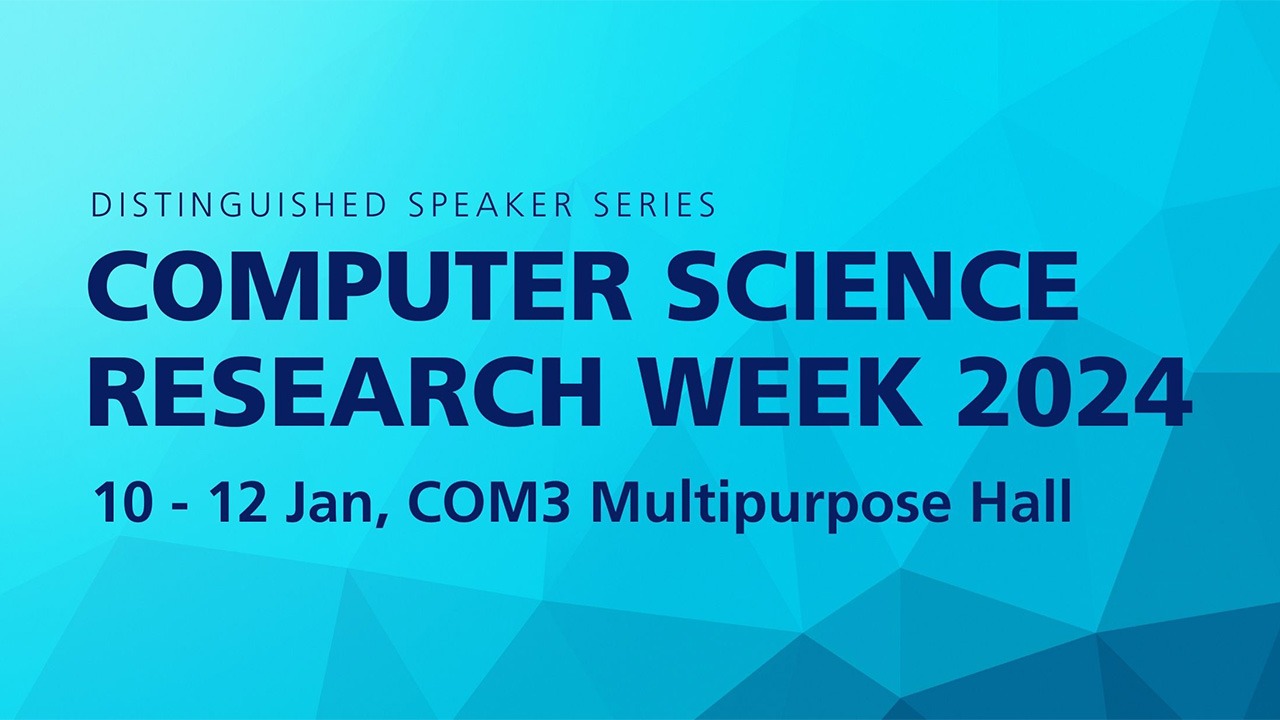 Computer Science Research Week 2024