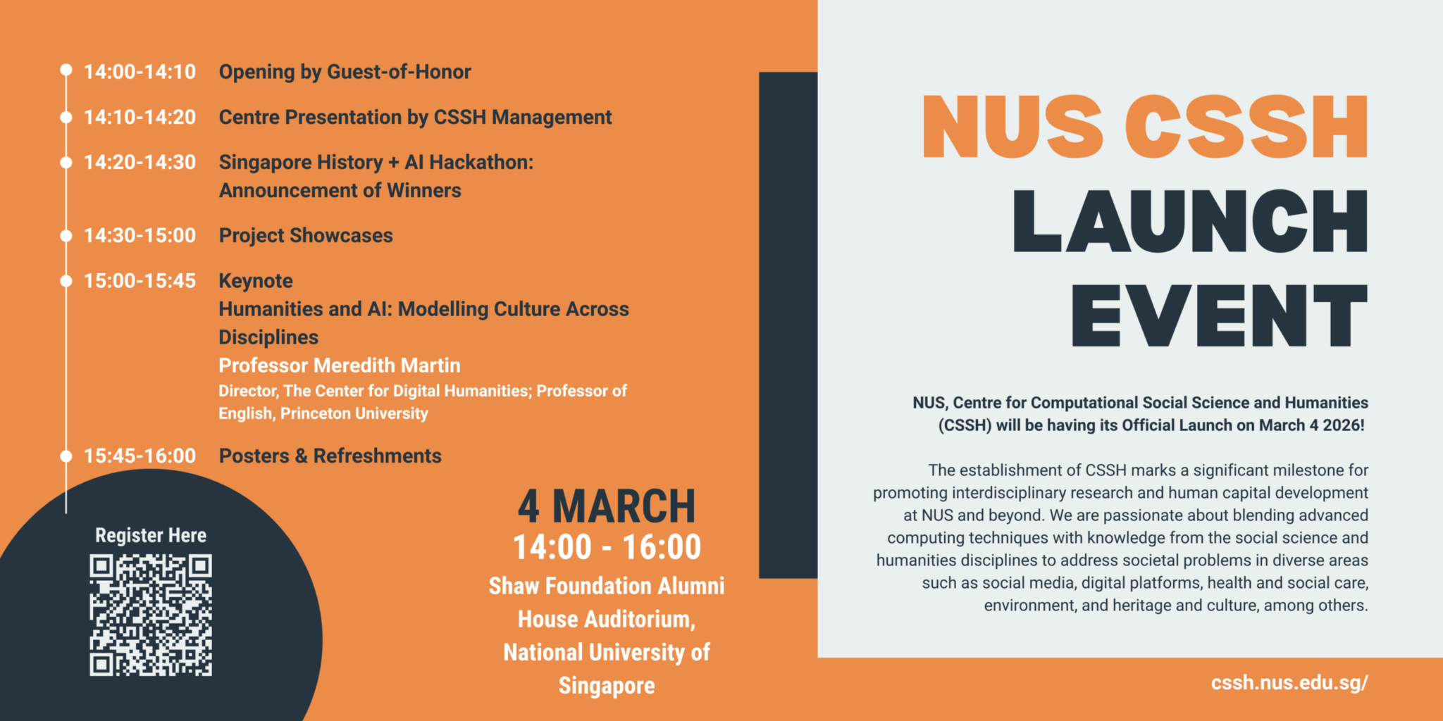 Join Us for the Launch of NUS Centre for Computational Social Science ...