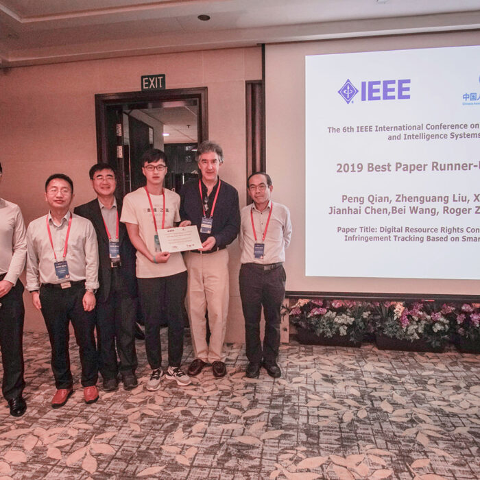 20200214-IEEE-CCIS2019-Best-Paper-Runner-Up-Award