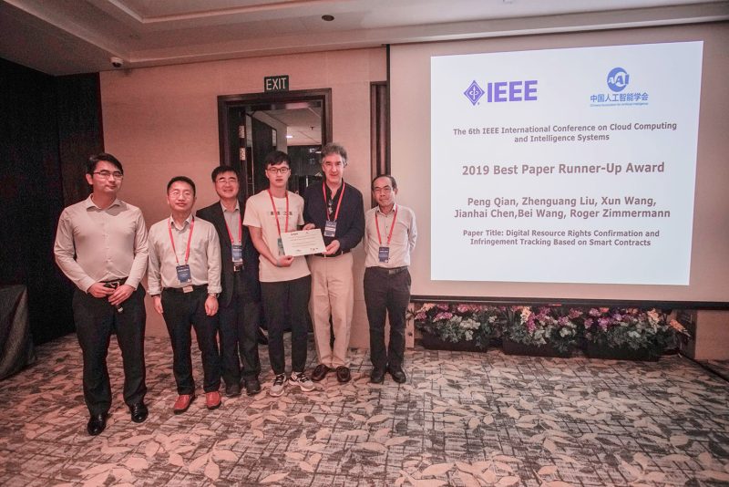 20200214-IEEE-CCIS2019-Best-Paper-Runner-Up-Award
