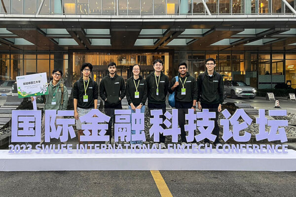 Five MSBA students and one undergrad has won 2nd place at Chengdu80 Global FinTech Competition