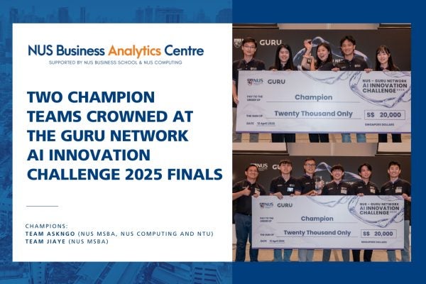 Congratulations to our, not 1, but 2 Champion teams crowned at the Guru Network AI Innovation Challenge 2025 Finals!