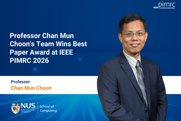 NewsByte Chan Mun Choon Best Paper IEEE PIMRC 2026