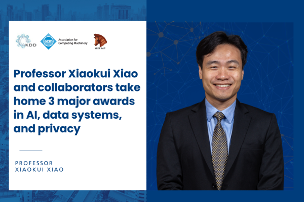 Newsbyte Xiaokui Xiao 3 paper wins