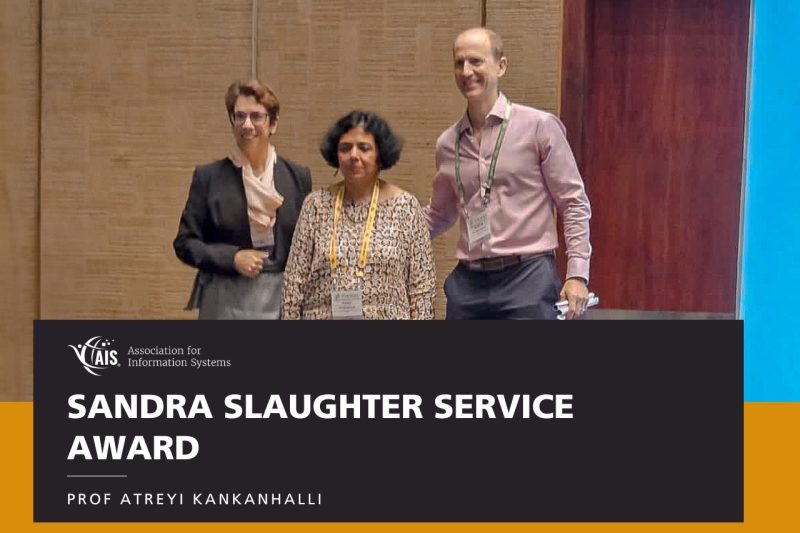 Sandra Slaughter Service award-Atreyi Kankanhalli