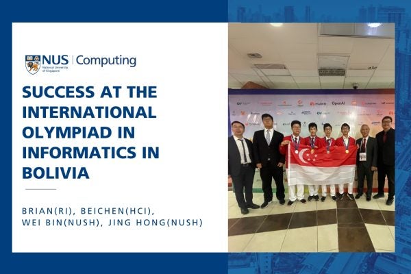 Success at the International Olympiad in Informatics in Bolivia