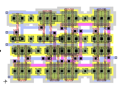 [Clock Driver Layout Schematic]