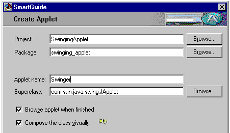 SmartGuide dialog