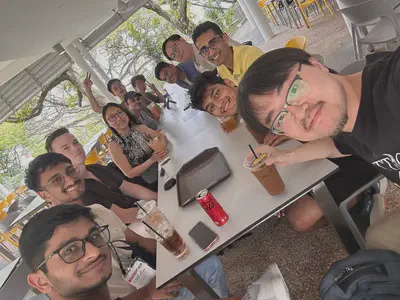 Group photo from the WING lab tour