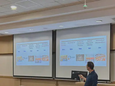 Michalis Vlachos presenting at CSSH Seminar