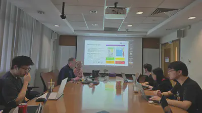 Philipp Mayr introducing research projects at WING