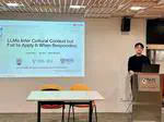 Yisong Miao Presents His Vector Institute Research Internship Work (with UBC NLP) at the NUS SRI Event