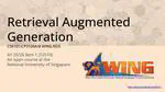 CS6101 T2510 - Retrieval Augmented Generation