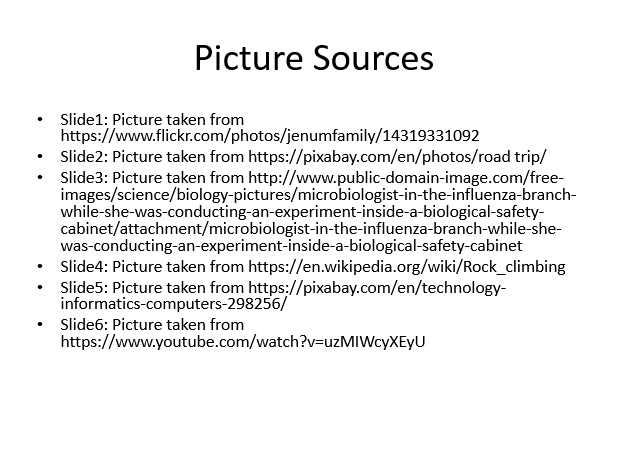 image source in presentation