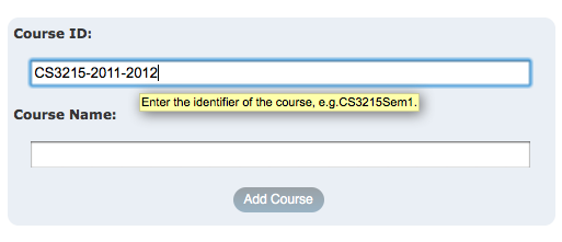 Coordinator add course