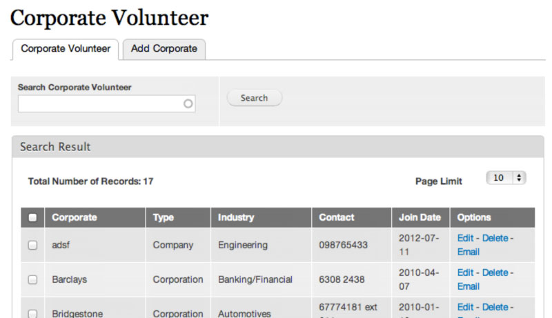Corporate Volunteer - Default