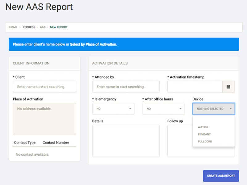 New AAS Interface