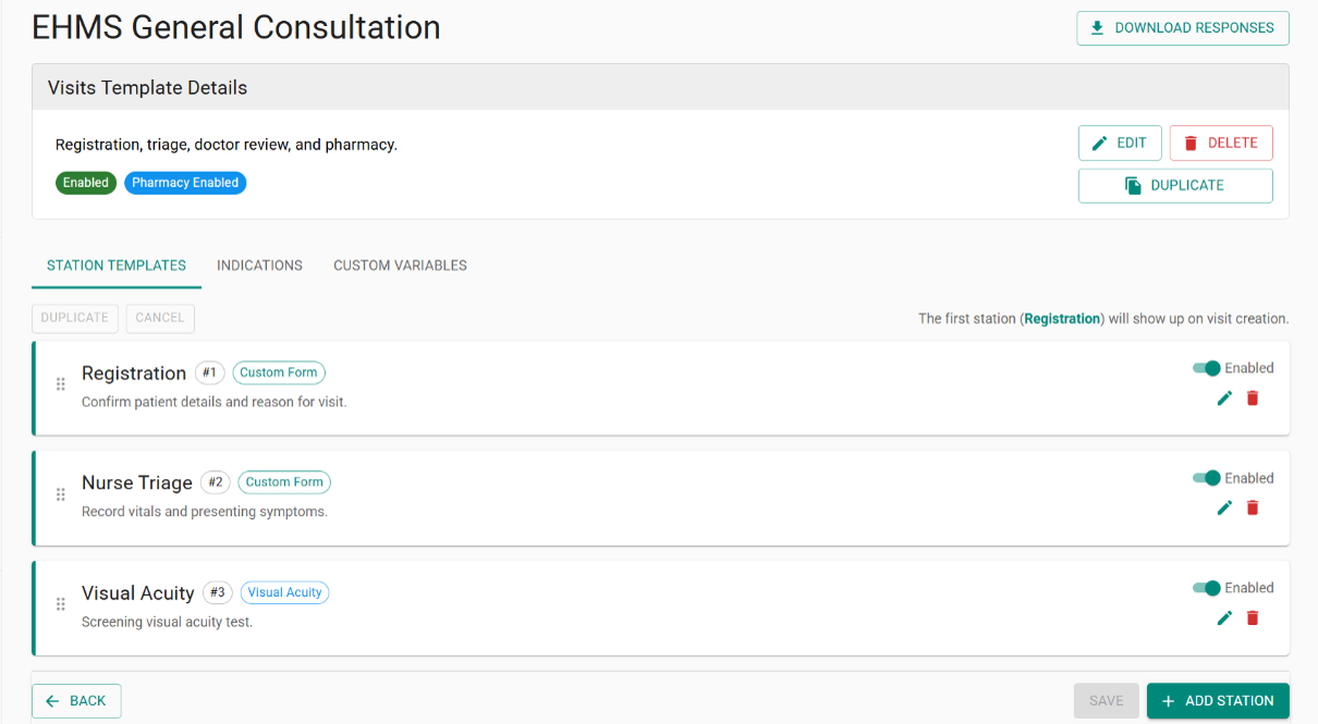 A configurable patient journey