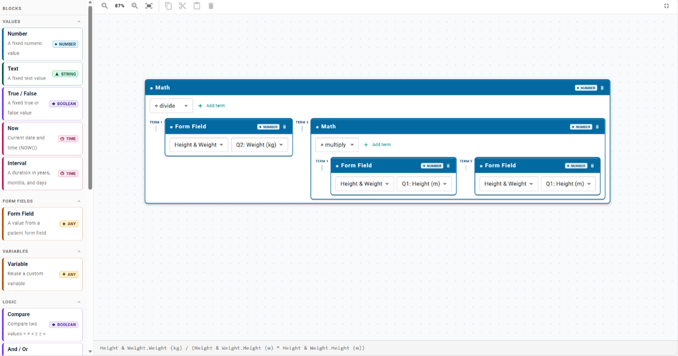 Configuring a visit indication