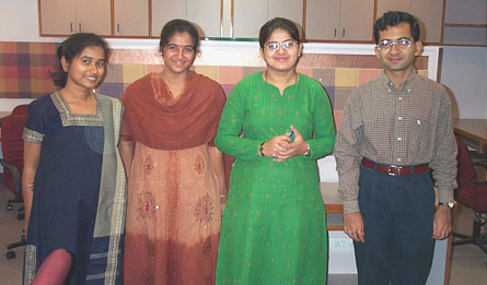 First employees of MC: Yiti, Meenakshi, Priti, adn Rahul